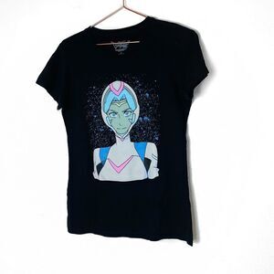 EUC Vintage Anime Voltron Black Graphic Tee Medium